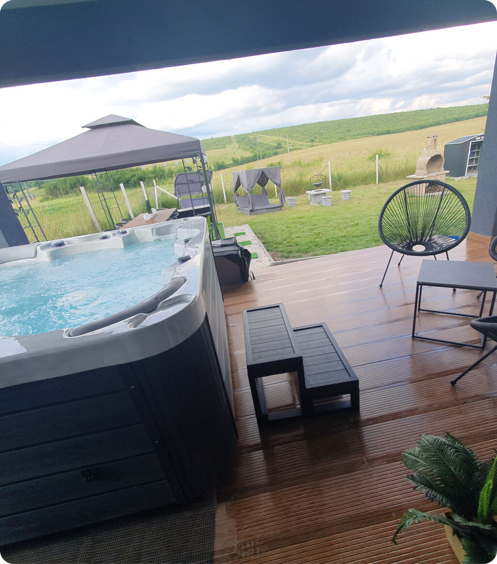 Rubin Vendégház fütött jakuzzi​ panorámás kilátással